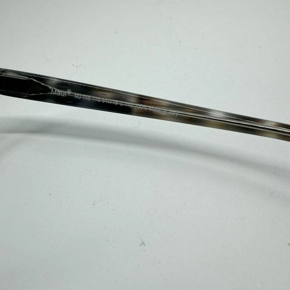 Maui Jim Honi MJ758-11S Sunglasses Gray Cat‎ Eye Frame 54-18-140 Italy H10905